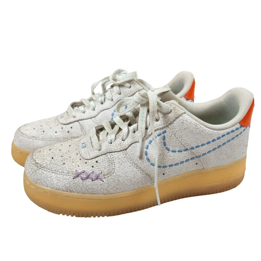Nike Air Force 1 Low 07 LX Certified Fresh White Gum DX2344-100 Mens 7 Womens 9
